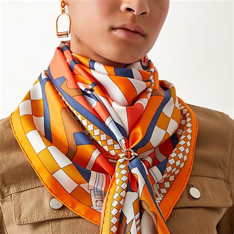 hermes scarf bracelets pattern|how to wear hermes scarf.